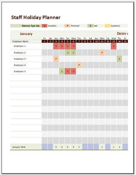 staff-holiday-planner-template-for-excel-word-excel-templates