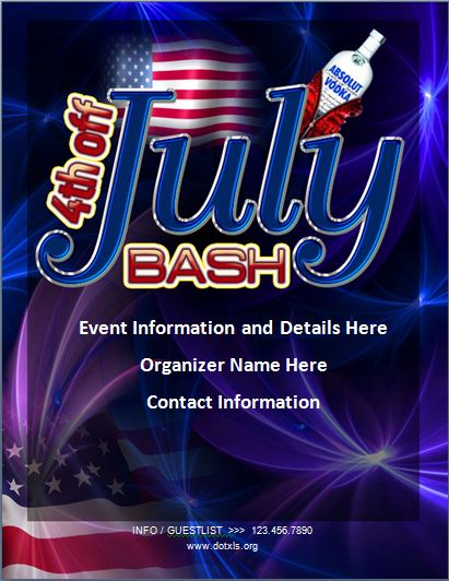 4th of July Bash Flyer