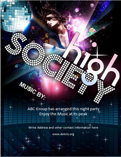 Ms Word Classy Night Club Event Flyer Template Word Excel Templates Ms Word Classy Night Club Event Flyer Template Word Excel Templates