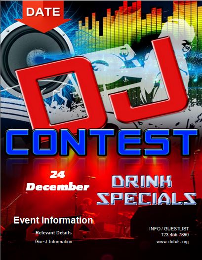 DJ Contest Flyer