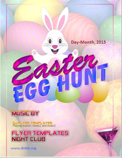 Easter Egg Hunt Flyer