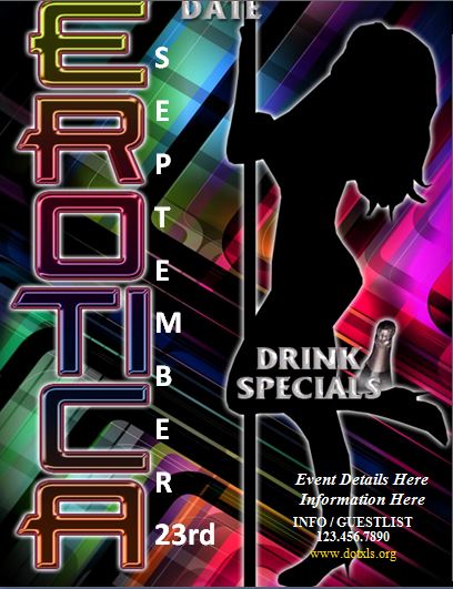 Erotica Flyer