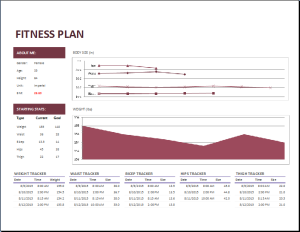 Fitness Planner Template