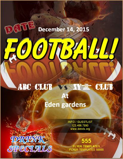 Football Event Flyers