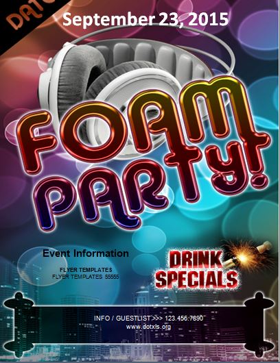 Form Party Flyer Template
