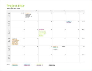 Project Planning Timeline Template
