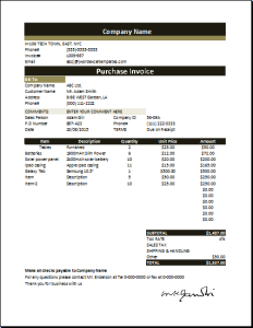 Purchase Invoice