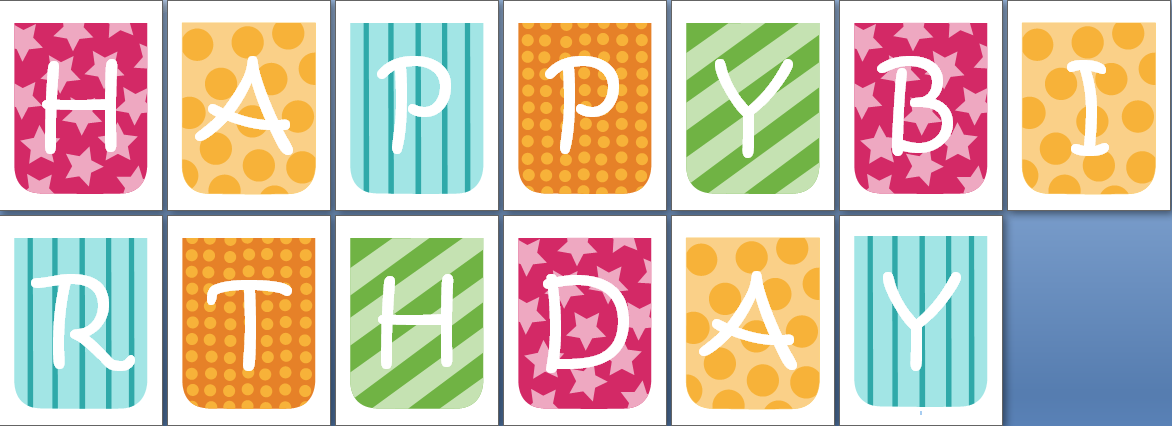 Birthday Banner Format Word Excel Templates