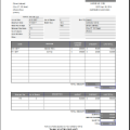 Hotel Invoice Template