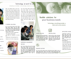 Business Services Brochure Template