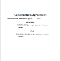 Construction Contract