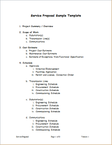 Service Proposal Template