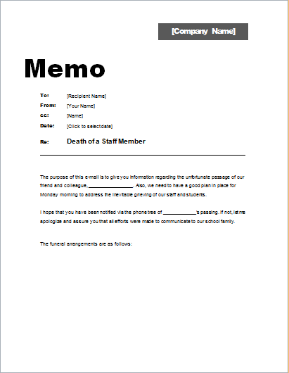 Memo examples to boss Memo examples to boss