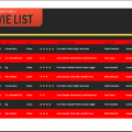 Movie List Template