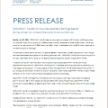 Quarterly Earning Press Release Template
