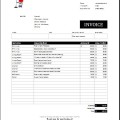 Maid Services Invoice