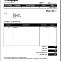 Newspaper Subscription Invoice