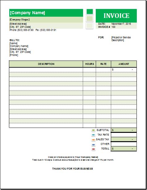 yard service invoice sample template word excel templates