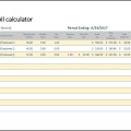 Payroll Calculator Template