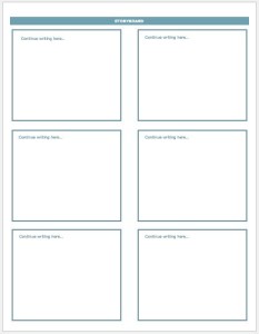 Storyboard Template