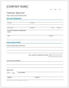 Expense Approval Form