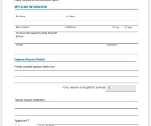 Business Expense Approval Form