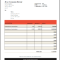 Computer Repairing Bill Format